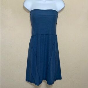 The Northface Blue Strapless Dress